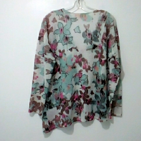 Catherine sparkly floral blouse - Picture 4 of 4